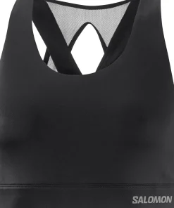 Salomon Women's Cross Run Sports Bra Deep Black