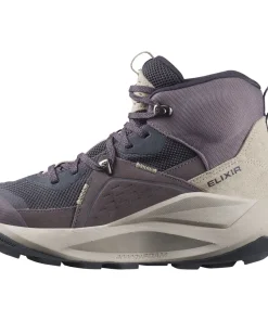 Salomon Women's Elixir Mid GORE-TEX Nine Iron/Shark/Silver Cloud