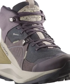 Salomon Women's Elixir Mid GORE-TEX Nine Iron/Shark/Silver Cloud