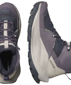 Salomon Women's Elixir Mid GORE-TEX Nine Iron/Shark/Silver Cloud