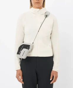 Salomon Women's Essential Lightwarm Hoodie Whisper White