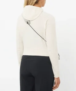 Salomon Women's Essential Lightwarm Hoodie Whisper White