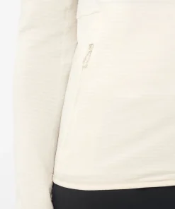 Salomon Women's Essential Lightwarm Hoodie Whisper White