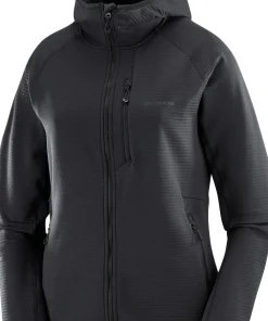 Salomon Women's Essential Lightwarm Hoodie Deep Black