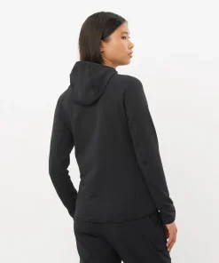Salomon Women's Essential Lightwarm Hoodie Deep Black