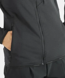 Salomon Women's Essential Lightwarm Hoodie Deep Black