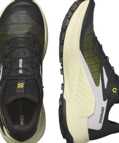 Salomon Women's Genesis Black / Sulphur Spring / Orchid Petal