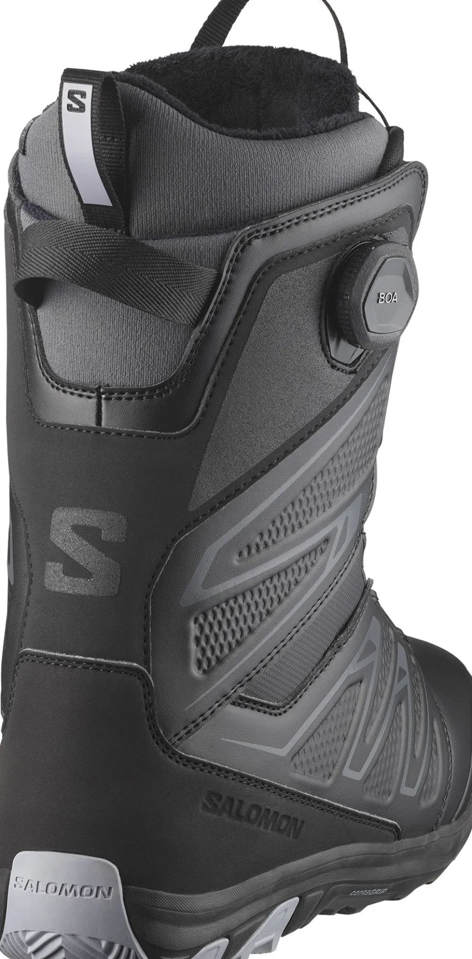 Salomon Women's Ivy BOA SJ BOA Black/Black/Lilac Gray