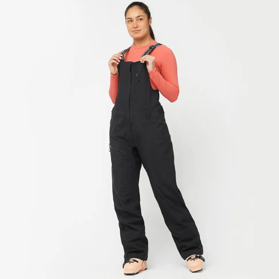 Salomon Women's Moon Patrol Evo Bib Deep Black
