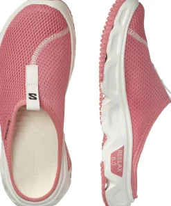 Salomon Women's Reelax Slide 6.0 Tea Rose/White/Vanilla Ice