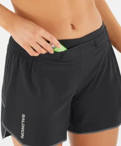 Salomon Women's Sense Aero 5'' Shorts Deep Black