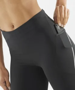 Salomon Women's Sense Aero Stow Tights Deep Black