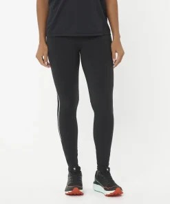 Salomon Women's Sense Aero Stow Tights Deep Black