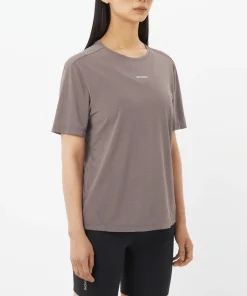 Salomon Women's Shkout Core Short Sleeve Tee Iron