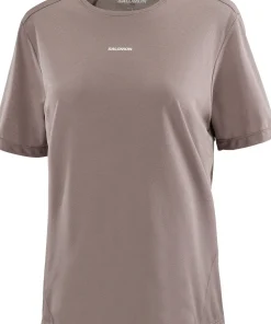 Salomon Women's Shkout Core Short Sleeve Tee Iron