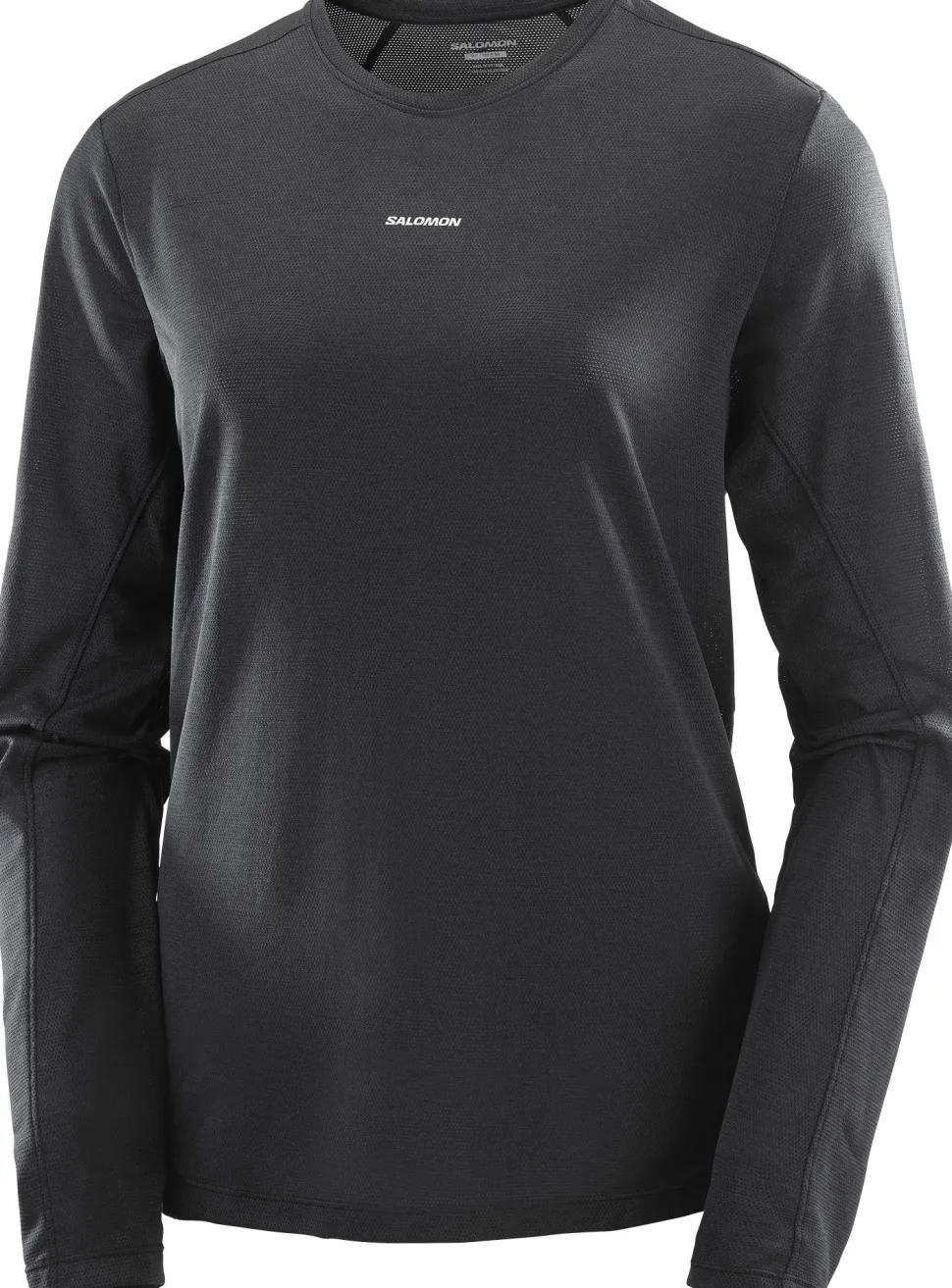 Salomon Women's Shkout Core Long Sleeve Tee Deep Black