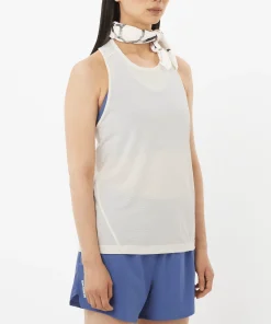 Salomon Women's Shkout Core Tank Whisper White