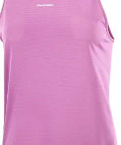 Salomon Women's Shkout Core Tank Iris Orchid
