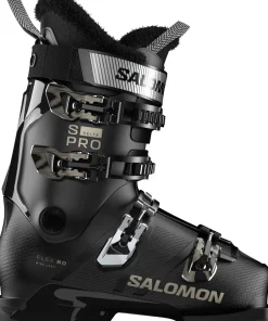Salomon Women's S/Pro Delta 80 GripWalk Black/Black/Light Bronze Met