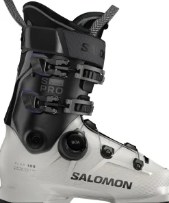 Salomon Women's S/Pro Supra Boa 105 Gripwalk Gray Aurora/Black/Black