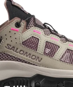Salomon Women's Techamphibian 5 Silver Sage/Iron/Knockout Pink