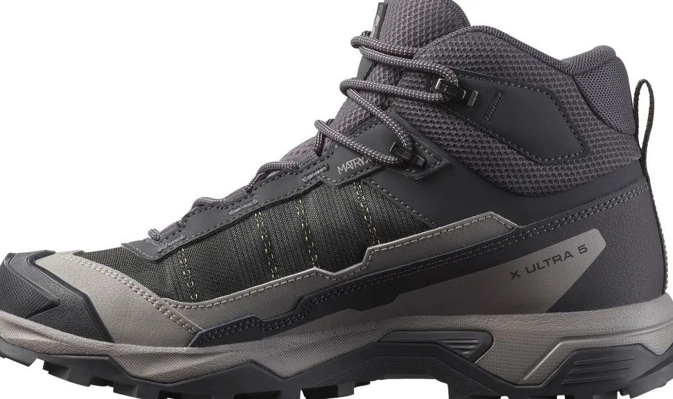 Salomon Women's X Ultra 5 Mid GORE-TEX Nine Iron/gull/soft Clay