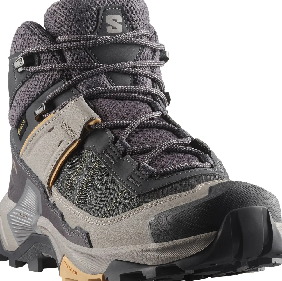Salomon Women's X Ultra 5 Mid GORE-TEX Nine Iron/gull/soft Clay