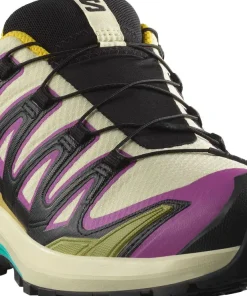 Salomon Women's XA Pro 3d V9 GORE-TEX Transparent Yellow/Black / Waterfall