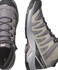 Salomon Women's X-Adventure Recon Mid GORE-TEX Excalibur/gull/nirvana