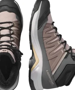Salomon Women's X-Adventure Coldrush Waterproof Etherea / Iron / Mahogany Rose