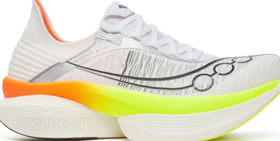 Saucony Unisex Endorphin Elite 2 White/vo2