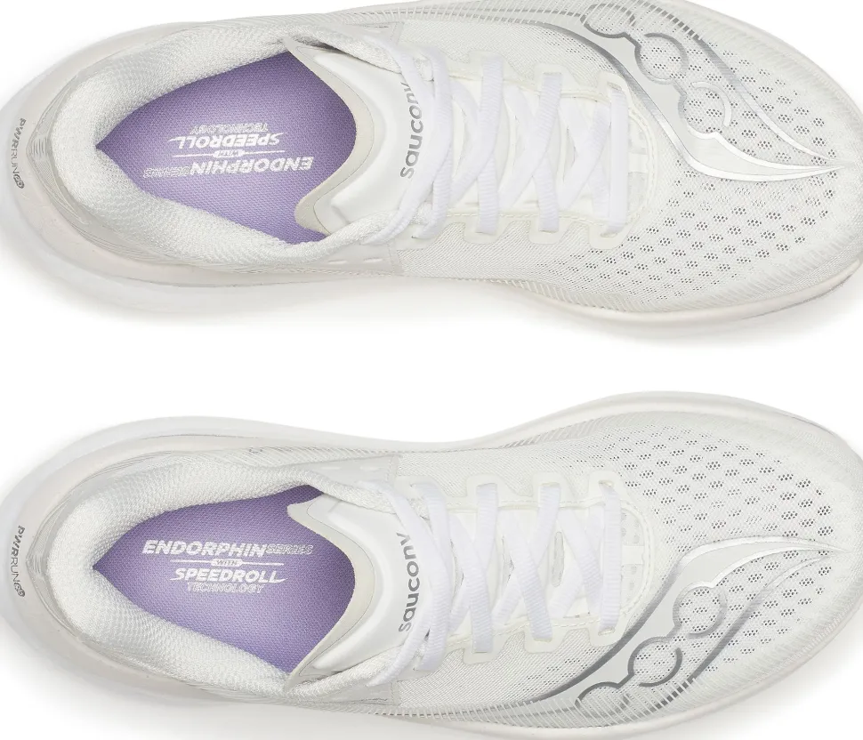 Saucony Women's Endorphin Azura Ivory/white