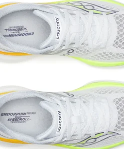 Saucony Women's Endorphin Speed 5 White/Citron