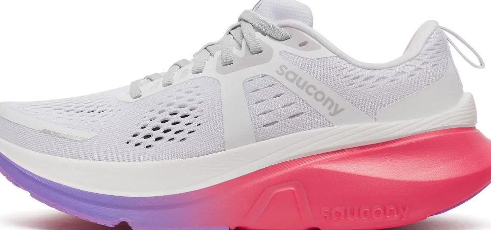 Saucony Women's Guide 18 White/Crocus