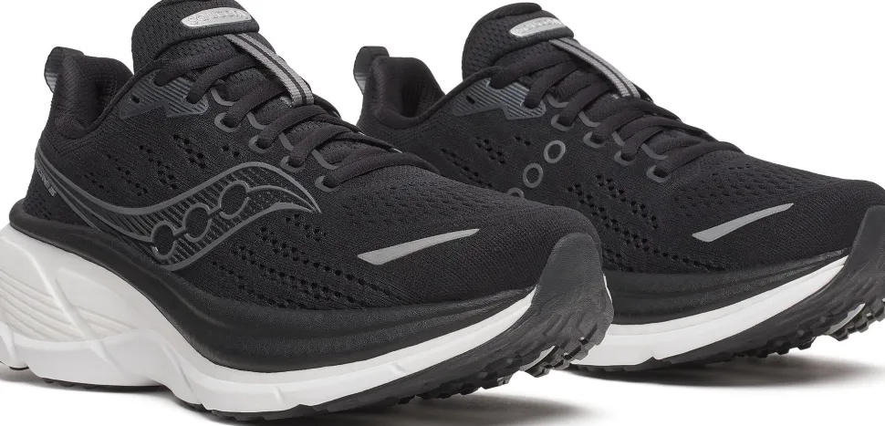Saucony Women's Hurricane 25 Wide Black/white