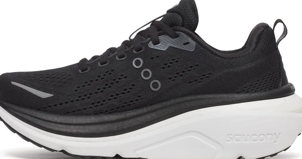 Saucony Women's Hurricane 25 Wide Black/white