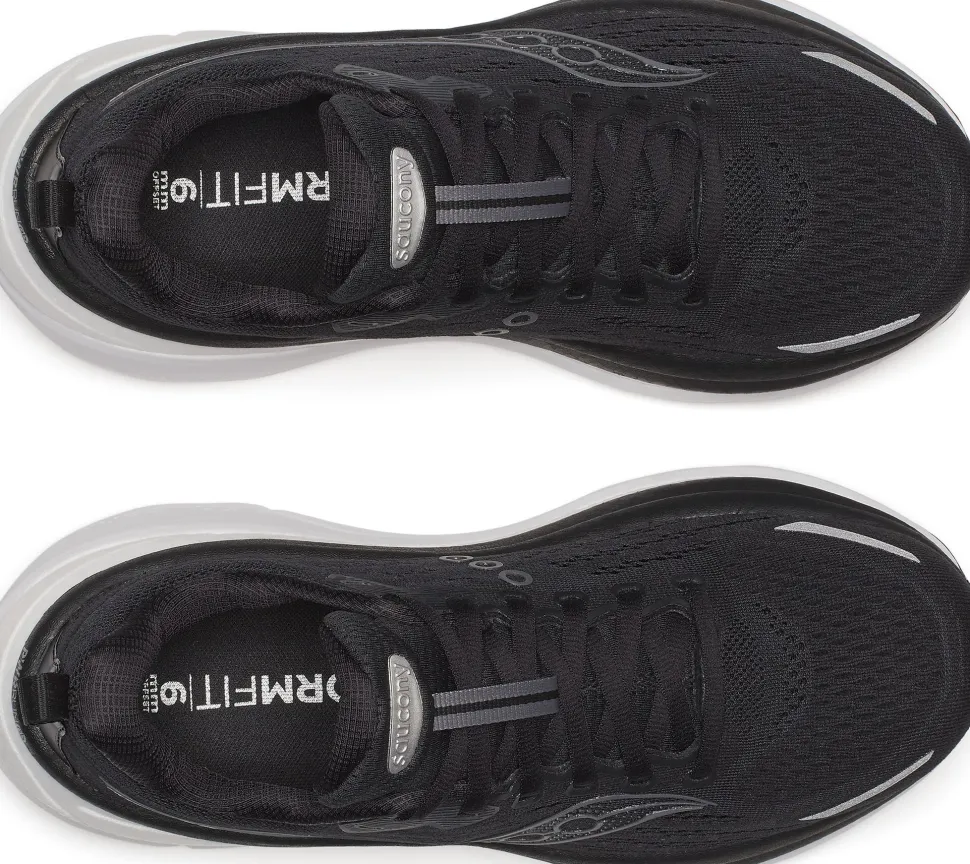 Saucony Women's Hurricane 25 Wide Black/white