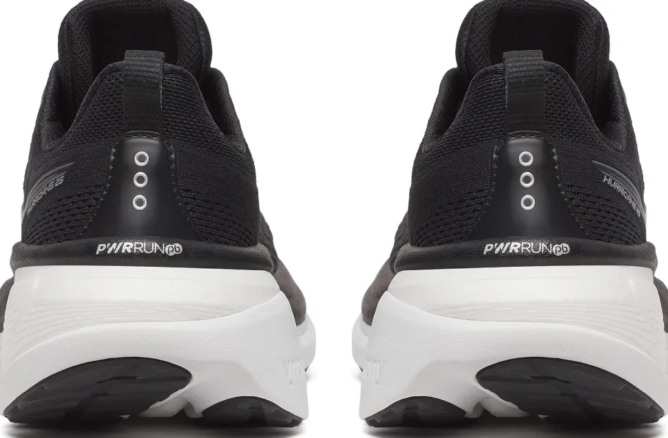Saucony Women's Hurricane 25 Wide Black/white