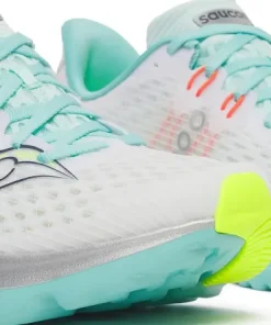 Saucony Women's Kinvara 16 White/aqua