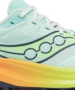 Saucony Women's Peregrine 16 Aqua/citron