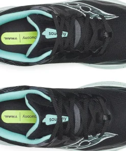Saucony Women's Peregrine 16 GORE-TEX Black/aqua