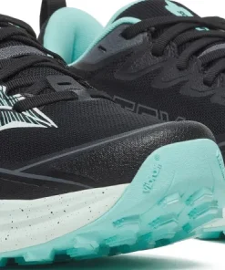 Saucony Women's Peregrine 16 GORE-TEX Black/aqua