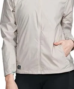 Saucony Women's Peregrine Packaway Jacket Oats