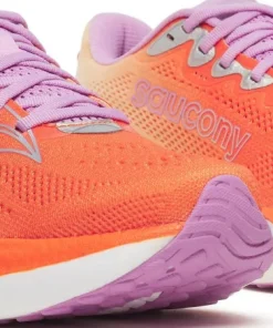 Saucony Women's Ride 19 Fire/Orchid