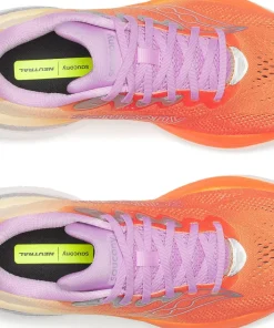 Saucony Women's Ride 19 Fire/Orchid