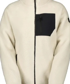 Scott Women's Defined Heritage Pile Jacket Dust White/black