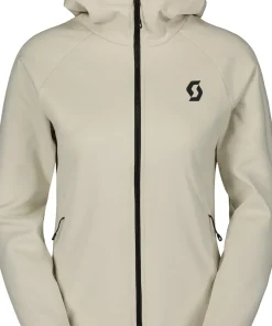 Scott Women's Hoody Defined Warm Zip Dust White