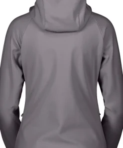Scott Women's Hoody Defined Warm Zip Evening Grey