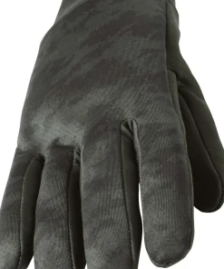Sealskinz Water Repellent Skinz Print Nano Fleece Gloves Olive