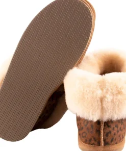 Shepherd of Sweden Women's Lena Slipper Chestnut Leopard